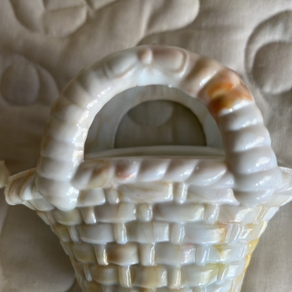 AKRO AGATE. BEAUTIFUL MARBLEIZED BASKETS. SET OF 2 - Picture 7 of 9